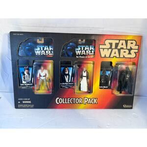 1996 Kenner Star Wars Collector Pack: Luke Skywalker | Ben Kenobi | Darth Vader